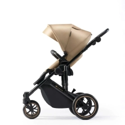 Kinderkraft PRIME 2 wózek wielofunkcyjny 3w1 z fotelikiem Mink Pro Sandrose Beige